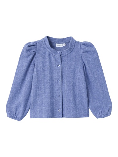 NAME IT MINI - NMF BOBBELINE LS CARD - Blue Ice