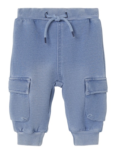 NAME IT BABY - NBM BEN BAGGY R CARGO JEANS 4434-TR B - Light Blue Denim