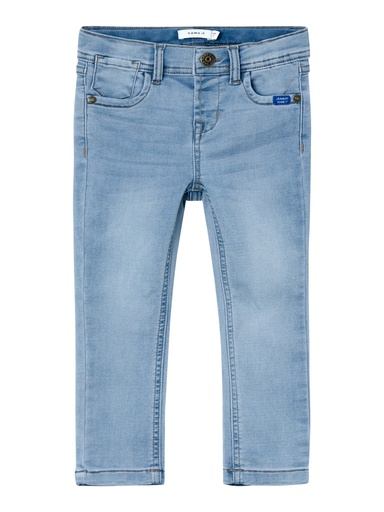 NAME IT MINI - NMM SILAS SLIM SWE JEANS 8001-TH NOOS - Light Blue Denim