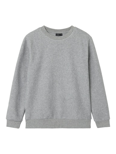 LMTD - NLN NEDDY LS O-NECK FLEECE - Grey Melange