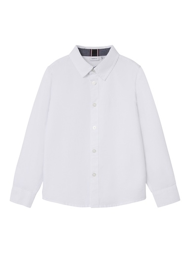 NAME IT KIDS - NKM NEWSA LS SHIRT NOOS - Bright White