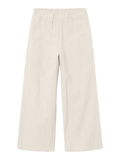 NAME IT KIDS - NKF FALINNEN WIDE PANT NOOS - Jet Stream
