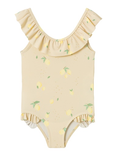 NAME IT MINI - NMF ZALOU SWIMSUIT - Oatmeal