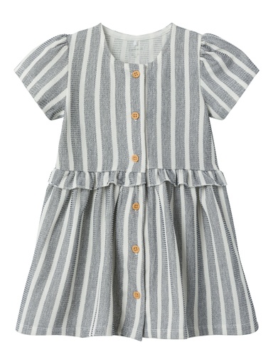 NAME IT MINI - NMF FREDERIKKE SS DRESS - Dark Sapphire