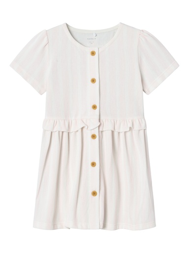 NAME IT MINI - NMF FREDERIKKE SS DRESS - Parfait Pink