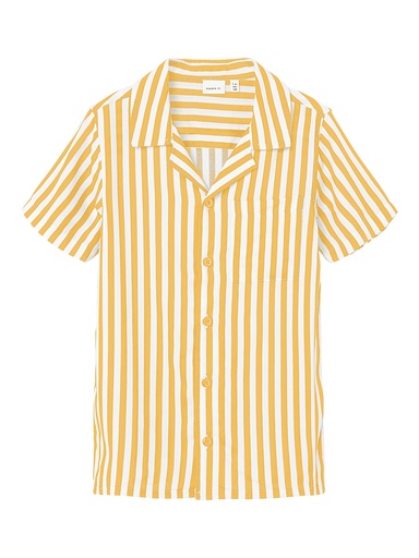 NAME IT KIDS - NKM FERANE SS SHIRT BOX NOOS - Yarrow Stripes