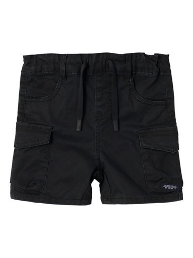 NAME IT MINI - NMM BEN BAG CARGO TWI SHORTS 1771-HI NOOS - Black