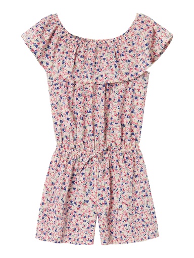 NAME IT KIDS - NKF VINAYA SS PLAYSUIT FFFFF NOOS - White Alyssum Flower