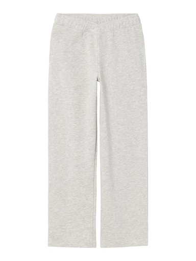 LMTD - NLF HOPAL LW WIDE UNEVEN SWEAT PANT - Light Grey Melange