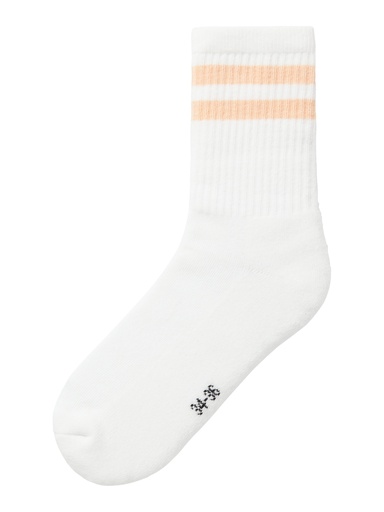 NAME IT KIDS - NKF JALMA SOCK - Bright White Peach Parfait