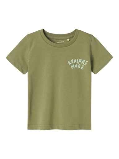 NAME IT MINI - NMM JASU SS TOP - Oil Green