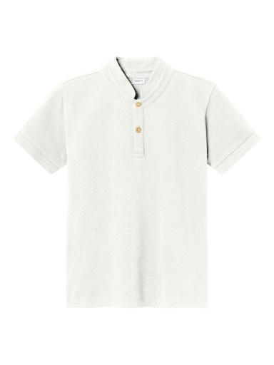 NAME IT KIDS - NKM JUBU SS POLO TOP - Bright White
