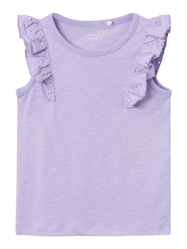 NAME IT MINI - NMF JAMILLA CAP TOP - Purple Rose