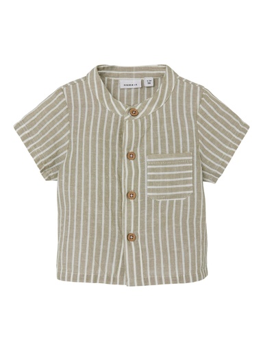 NAME IT BABY - NBM HILOM SS SHIRT - Oil Green