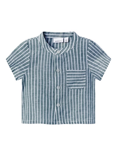 NAME IT BABY - NBM HILOM SS SHIRT - Provincial Blue