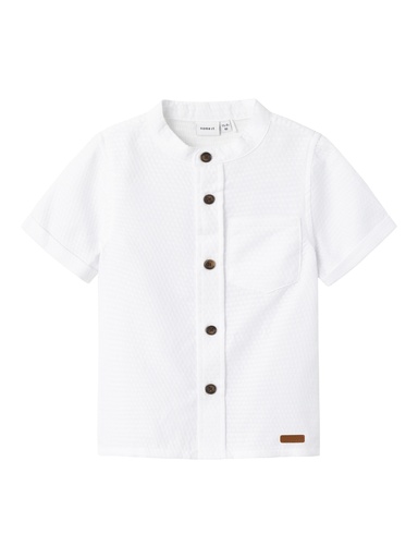 NAME IT MINI - NMM HILANE SS SHIRT - Bright White
