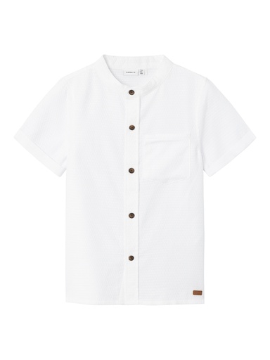 NAME IT KIDS - NKM HILANE SS SHIRT - Bright White