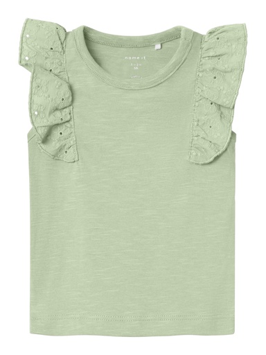 NAME IT BABY - NBF HUBBI CAPSL TOP - Silt Green