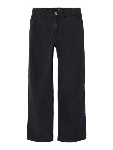 LMTD - NLM TOIZZA DNM LOOSE PANT NOOS - Black Denim Washed