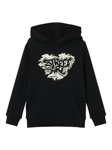 NAME IT KIDS - NKM LUBE SWE WH BRU PS NOOS - Black