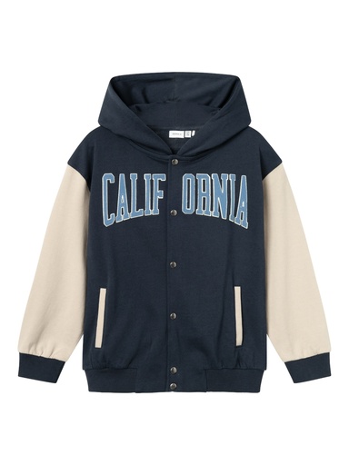 NAME IT KIDS - NKM LEBASTIAN LS LOOSE SWEAT CARD UNB - Dark Sapphire