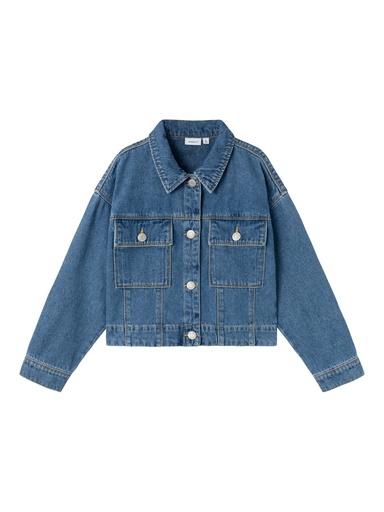 NAME IT KIDS - NKF AVA DNM JACKET 4171-ZA L - Medium Blue Denim