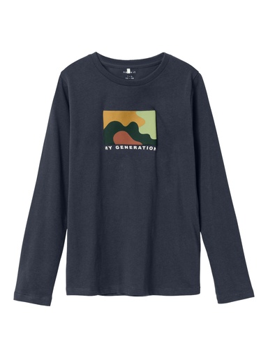 NAME IT KIDS - NKM LASIMON LS TOP - Dark Sapphire