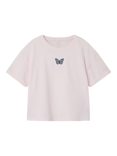 NAME IT KIDS - NKF KUSTINE SS LOOSE SHORT TOP - Festival Bloom