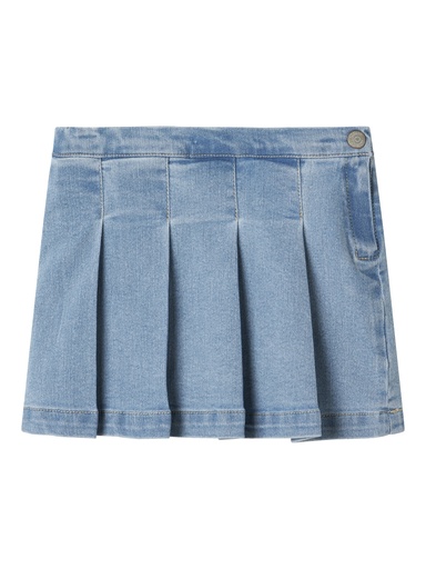 NAME IT MINI - NMF RUNA SHORT DNM SKIRT 2681-FT - Light Blue Denim