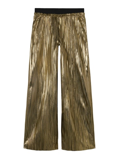 NAME IT KIDS - NKF RITALLICA WIDE PANT PB - Gold Colour