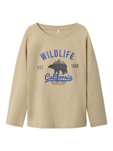 NAME IT MINI - NMM ORINDO LS TOP PB - Irish Cream