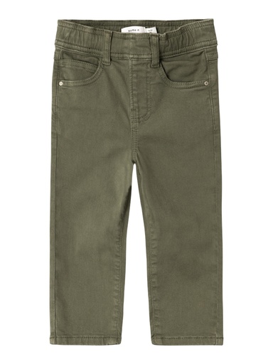 NAME IT MINI - NMM SILAS TAPERED PANTS 4373-MF TB - Deep Lichen Green
