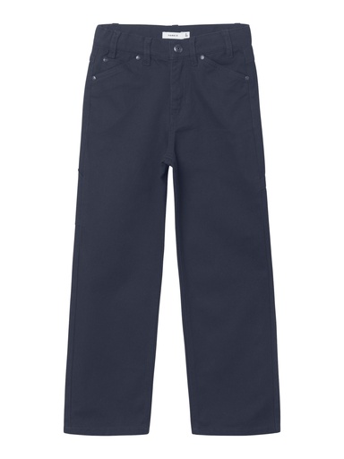 NAME IT KIDS - NKM RYAN STRAIGHT TWI PANTS 4242-YL NOOS - Dark Sapphire