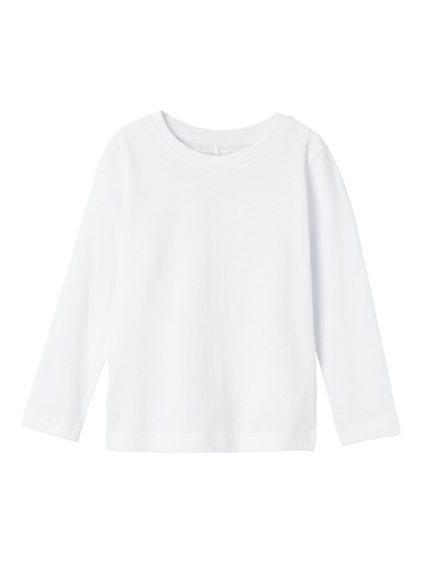 NAME IT MINI - NMM VOBBO LS NREG TOP NOOS - Bright White