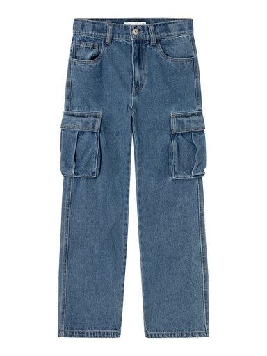 NAME IT KIDS - NKM RYAN ST CARGO JEANS 5910-ZD NOOS - Medium Blue Denim
