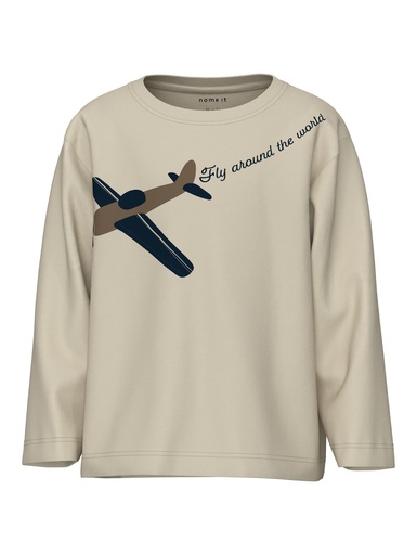 NAME IT MINI - NMM STOR NREG LS TOP BOX - Summer Sand