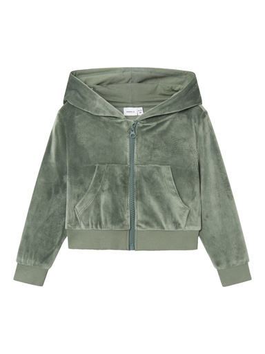 NAME IT MINI - NMF STEPHANIE NREG LS VEL CARD WH - Dark Forest