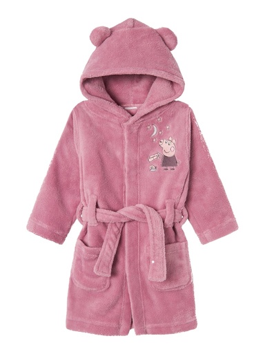 NAME IT MINI - NMF ORSINA PEPPAPIG BATHROBE CPLG - Mauve Orchid