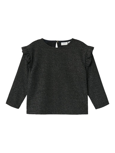 NAME IT MINI - NMF ROISIN NREG LS TOP - Black