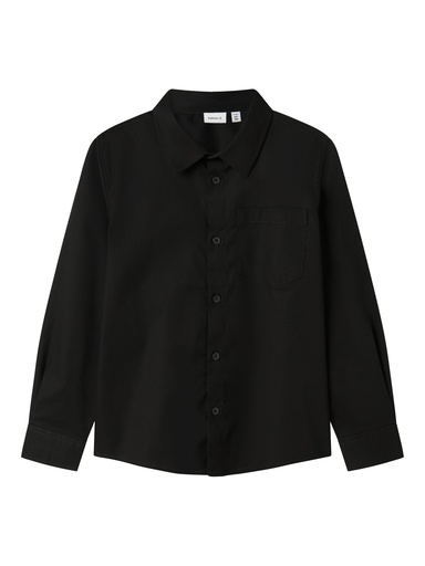 NAME IT KIDS - NKM REFRED LS SHIRT - Black