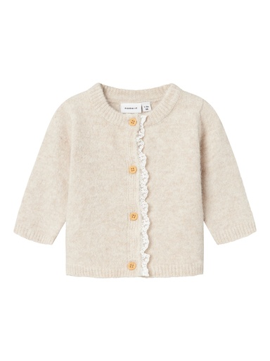 NAME IT BABY - NBF RIKIMMI LS KNIT CARD - Summer Sand