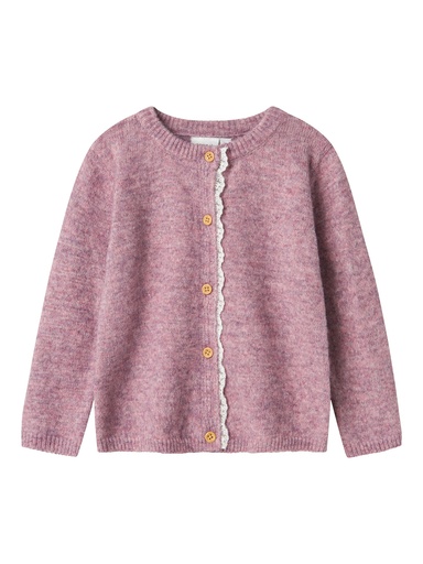 NAME IT BABY - NBF RIKIMMI LS KNIT CARD - Mauve Orchid