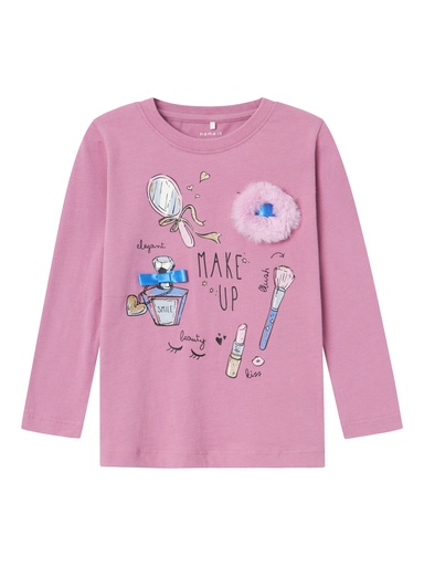 NAME IT MINI - NMF RHEA NREG LS TOP BOX - Mauve Orchid