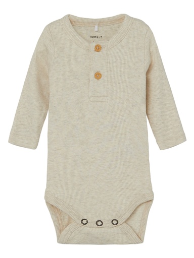 NAME IT BABY - NBM KAB LS BODY NOOS - Peyote Melange