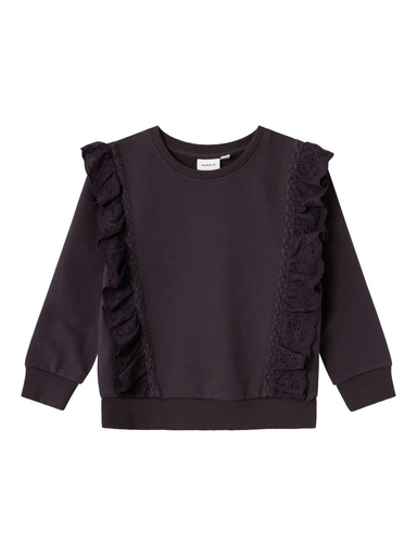 NAME IT MINI - NMF LUVA SWEAT UNB - Plum Perfect