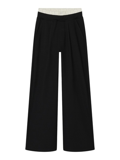 NAME IT KIDS - NKF NELLIE WIDE PANT - Black