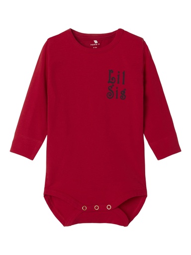 NAME IT BABY - NBF LABY LS BODY - Salsa