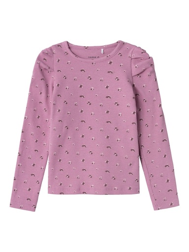 NAME IT MINI - NMF OLINNE LS SLIM TOP - Mauve Orchid