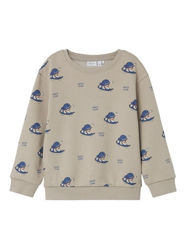 NAME IT MINI - NMM OTTO LS NREG SWE BRU BF - Pure Cashmere