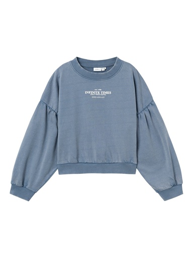 NAME IT KIDS - NKF OTYLLE LS SHORT NREG SWEAT BRU - Wild Wind